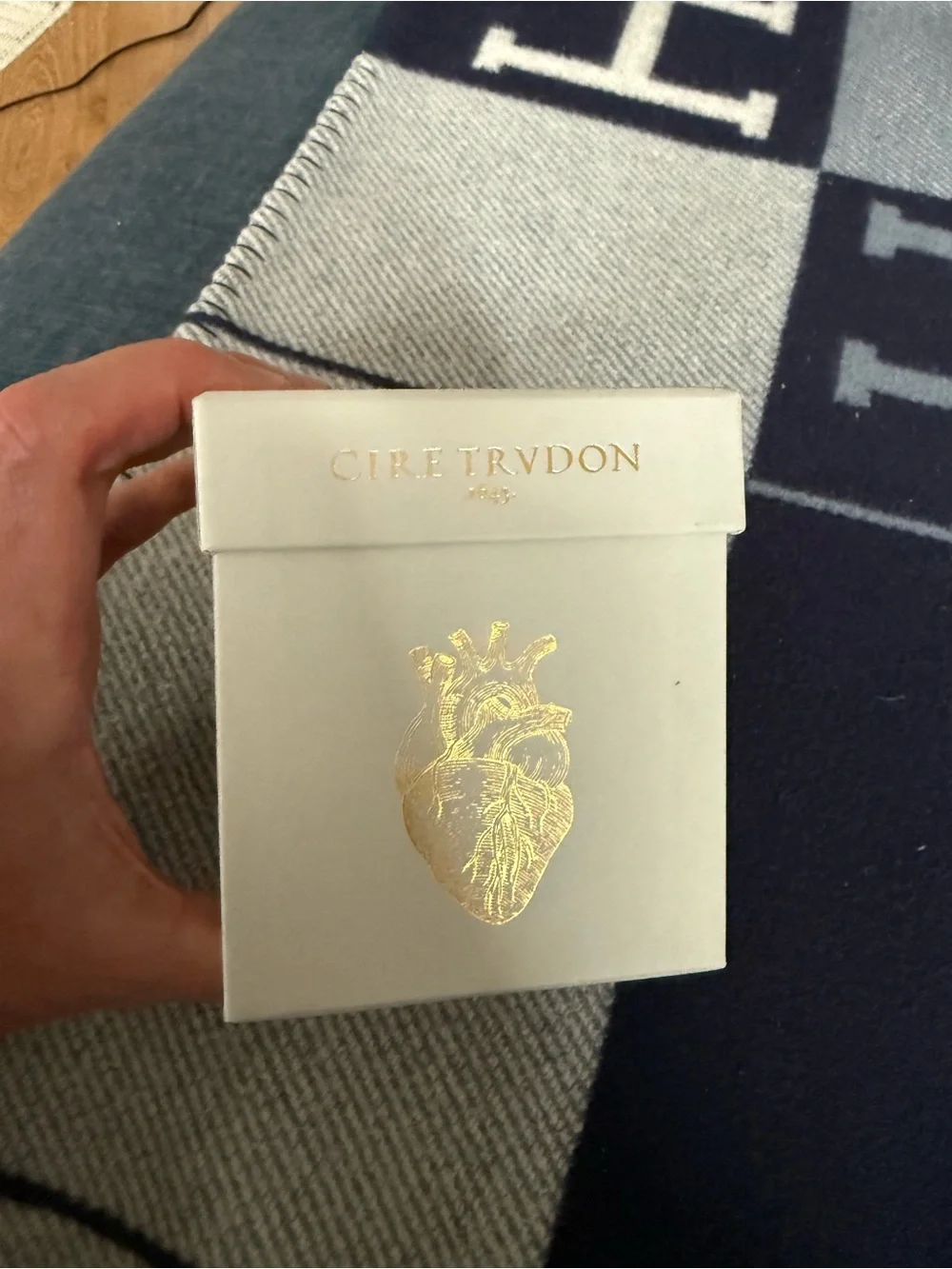 Cire Trudon SIX cancel White Box with Gold Foil Detailing